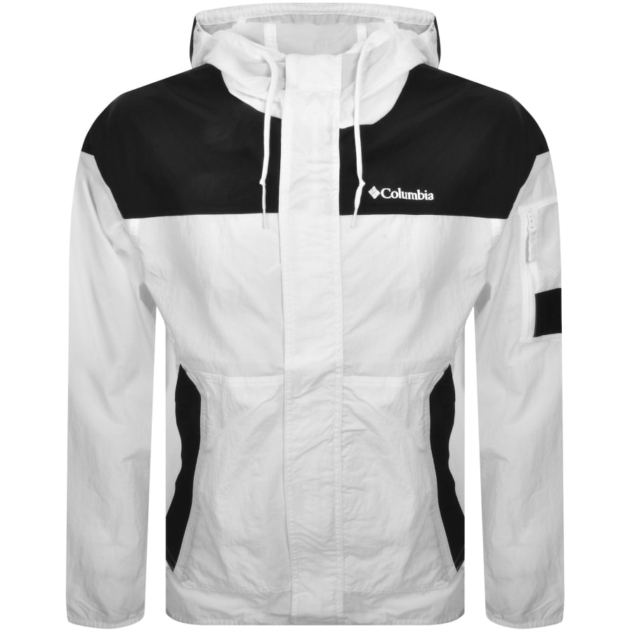 Columbia Windbreaker Jacket White | Mainline Menswear United